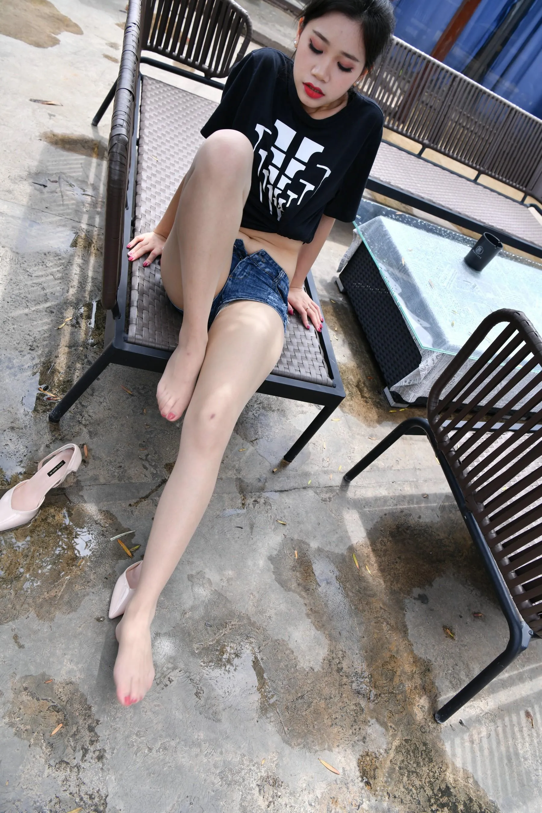 [魔镜街拍] NO.144 户外热裤凉高美女 [153P]插图